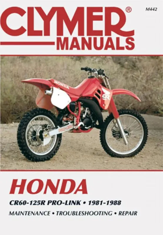 Clymer Service Repair Manual - Honda CR60-125R Pro-Link 81-88 Secure Checkout