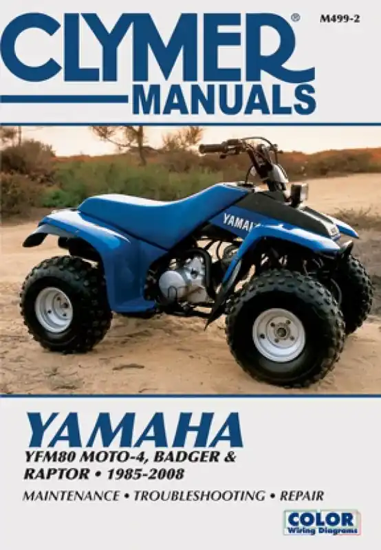 Factory Price Clymer Service Repair Manual - Yamaha YFM80 Moto-4/Badger/Raptor ATV 85-08