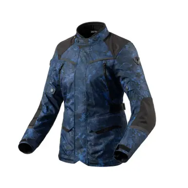 Don’t Miss Out REV'IT! Voltiac 3 H2O Ladies Camo Blue Jacket
