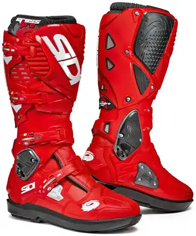 Sidi Crossfire 3 SRS Red Boots Same Day Shipping