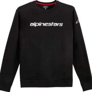 Viral Alpinestars Linear Crew Black White Fleece