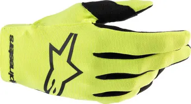 Alpinestars Radar Fluo Yellow Black Gloves Special Offer