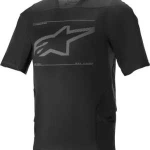 Alpinestars Drop 6.0 Short-Sleeve Black Jersey Professional Grade