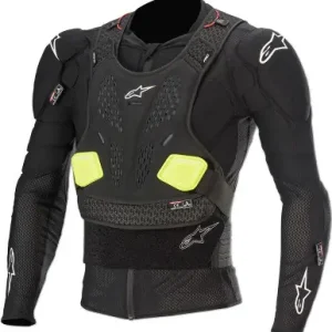 Alpinestars Bionic Pro V2 Black Yellow Jacket Flash Sale