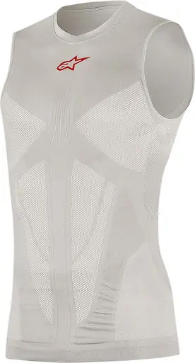 Alpinestars Tech Summer Silver Red Tank Trusted Brand