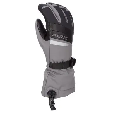 Warranty Included Klim Radiate Gauntlet Castlerock Gray Black Glove