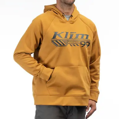 Certified Klim Foundation Pullover Golden Brown Dress Blues Hoodie