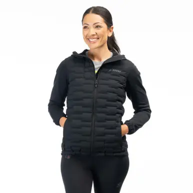 Authentic Klim Luna Stretch Down Hybrid Black Hoodie