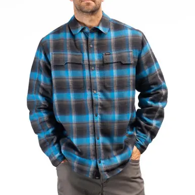 Klim Bridger Fleece Lined Imperial Blue Dress Blues Flannel Shirt Buy Today