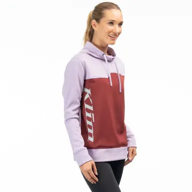 Limited Offer Klim Accelerate Lavender Heist Cabernet Pullover