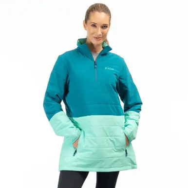 Popular Klim Soteria Insulated Deep Lagoon Electric Green Pullover