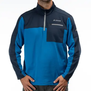 Klim Glacier Imperial Blue Dress Blues 1/4 Zip Reduced Price