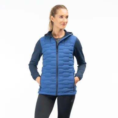 Klim Luna Stretch Down Hybrid Mazarine Blue Dress Blues Hoodie Price Drop