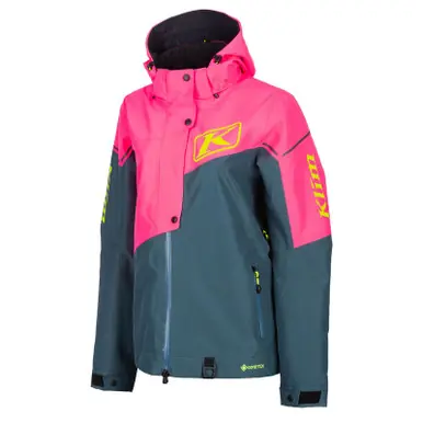 Klim Alpine Petrol Knockout Pink Jacket Reduced Price