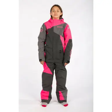 Holiday Sale Klim Railslide Youth Asphalt Knockout Pink One-Piece Suit