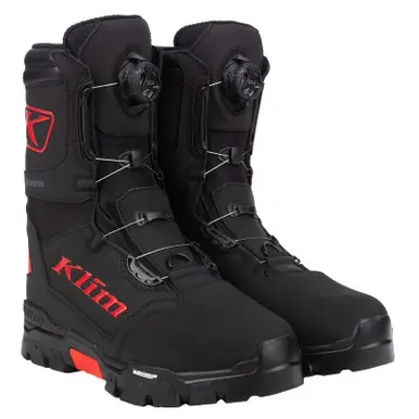 Mega Sale Klim Klutch GTX BOA Black Fiery Red Boot