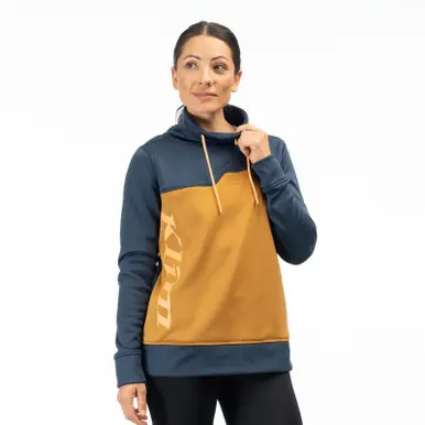 Original Klim Accelerate Dress Blues Golden Brown Pullover