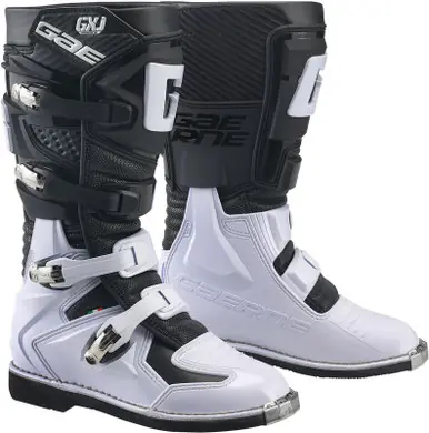 Free Returns Gaerne GX-J Black White Boots