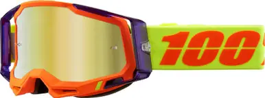 100% Racecraft 2 Panam Gold Mirror Goggles Top Pick