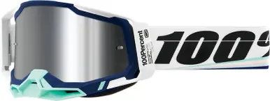 100% Racecraft 2 Arsham Silver Mirror Goggles Crafted