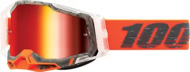 100% Racecraft 2 Schrute Red Mirror Goggles Editor’s Pick