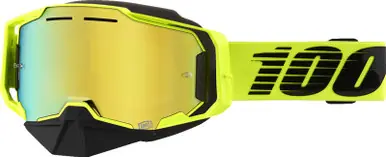 100% Armega Nuclear Citrus Gold Mirror Snow Goggles Direct From Factory