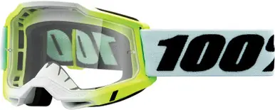 100% Accuri 2 Dunder Clear Goggles Handmade