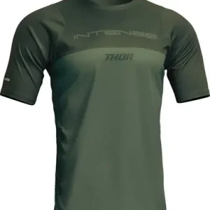 Trending Thor Intense Assist Censis Short-Sleeve Forest Green Jersey
