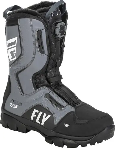 Must Have Fly Racing Marker Boa Black Grey Boot