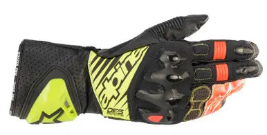 Alpinestars GP Tech V2s Black White Red Fluo Yellow Glove Buy Direct