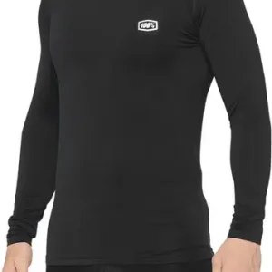 100% Basecamp Jersey Long-Sleeve Black Authentic