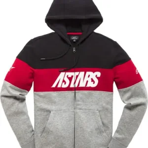 Special Discount Alpinestars Grupo Black Grey Heather Zip Hoodie