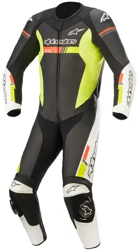 Popular Alpinestars GP Force Chaser Black White Red Flouro Yellow 1Pc Suit