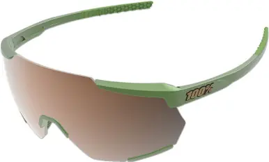 100% Racetrap Viperidae-Bronze Mirror Lens Performance Sunglasses Weekend Sale
