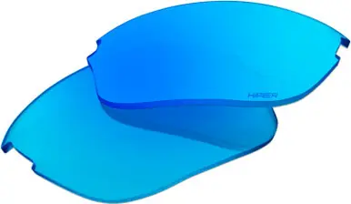 100% Sportcoupe HiPER Blue Multilayer Mirror Sunglasses Lens Markdown