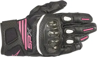 Alpinestars Stella SPX AC V2 Black Fuchsia Gloves Handmade