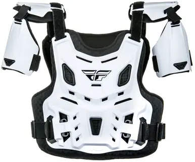 Fly Racing Ce Revel Roost Guard White Youth Hassle-Free Returns