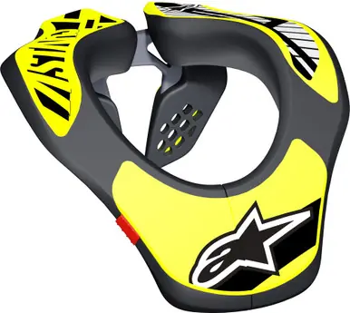 Exclusive Offer Alpinestars Youth Neck Support Black/Yellow