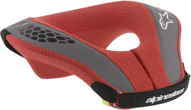 Alpinestars Youth Sequence Neck Support Black/Red Yl/Yx Price Drop