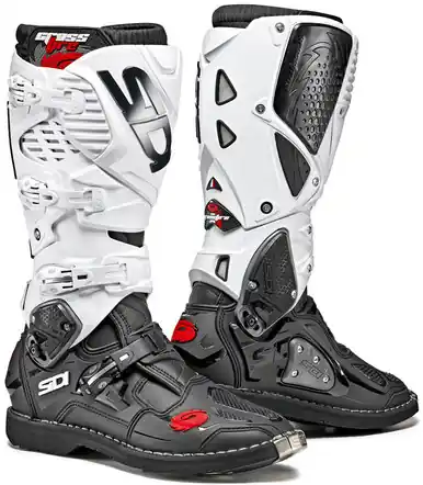 Sidi Crossfire 3 TA Black White Boots Clearance