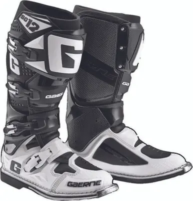 Exclusive Offer Gaerne SG-12 Black White Boots