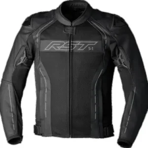 Trending RST S1 Mesh CE Black Leather Jacket