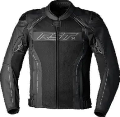 Trending RST S1 Mesh CE Black Leather Jacket