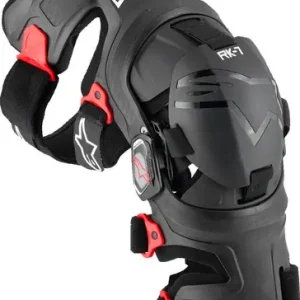 Alpinestars RK-7 Plasma Black Red Knee Braces Price Cut