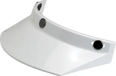 Affordable Biltwell Moto White 3-Snap Visor
