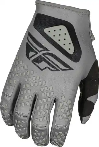 Fly Racing Kinetic Sym Grey Black Gloves Hot Deal