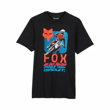 Fox Racing X Pro Circuit Prem SS Black T-Shirt Reduced Price