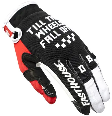 Fasthouse Speed Style Twitch Black Red Gloves In Demand