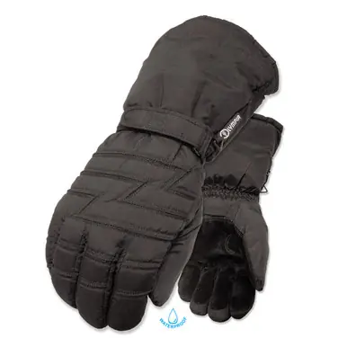 Today Only Olympia 6000 Mens Mustang Black Long Winter Gloves
