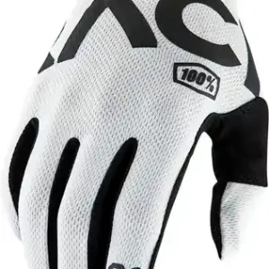 100% Racr iTrack Gloves White Warranty Included